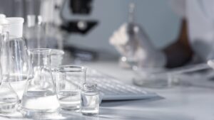 Chemical testing at Qalitex Laboratories